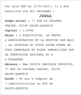 exemple annonce legaljenna